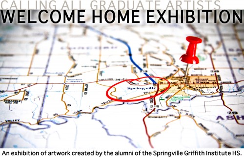 Alumni Art Exhibition at the SCA: Invitation/Front